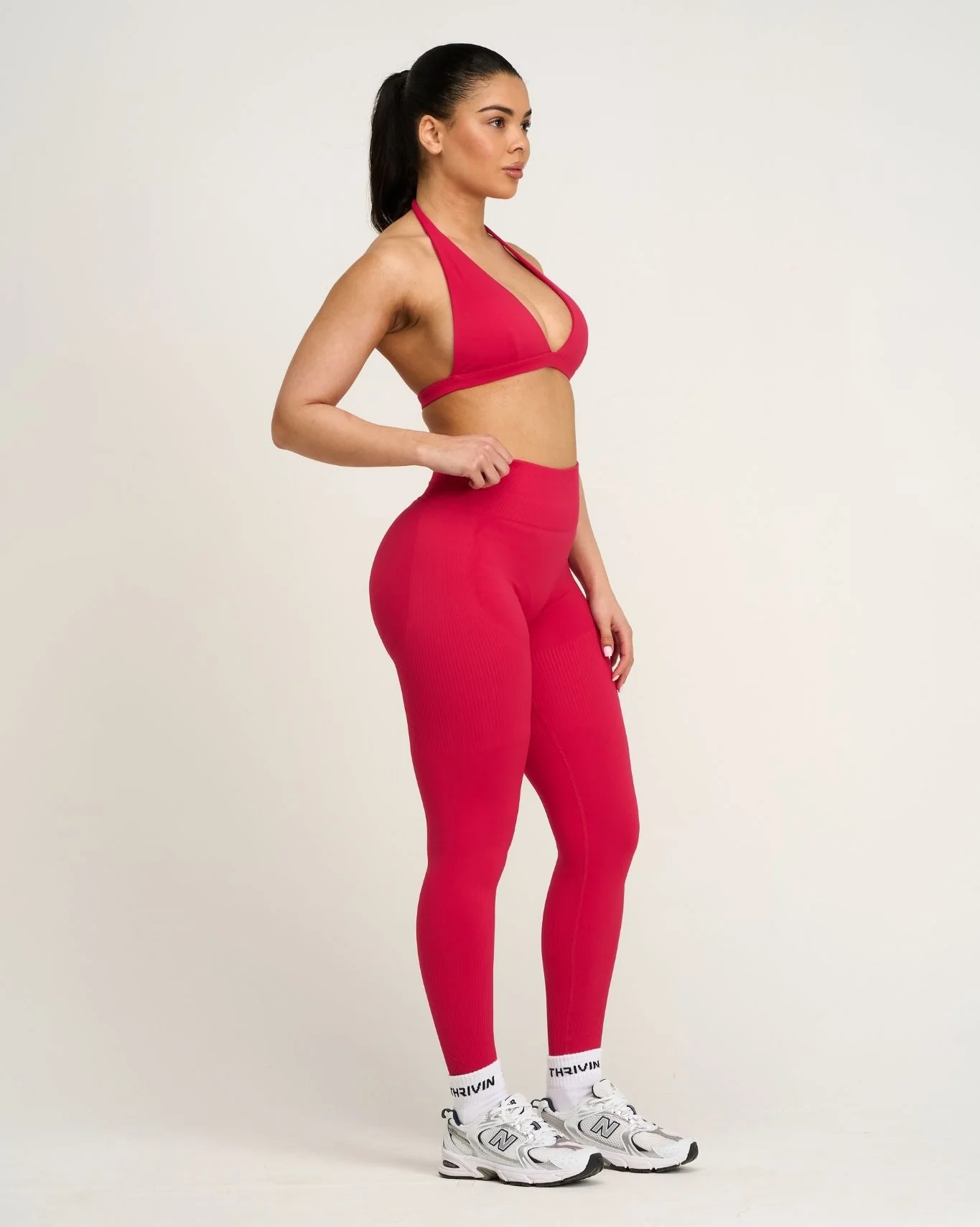 Elevate™ Sculpting High Waist Scrunch Leggings | Strawberry