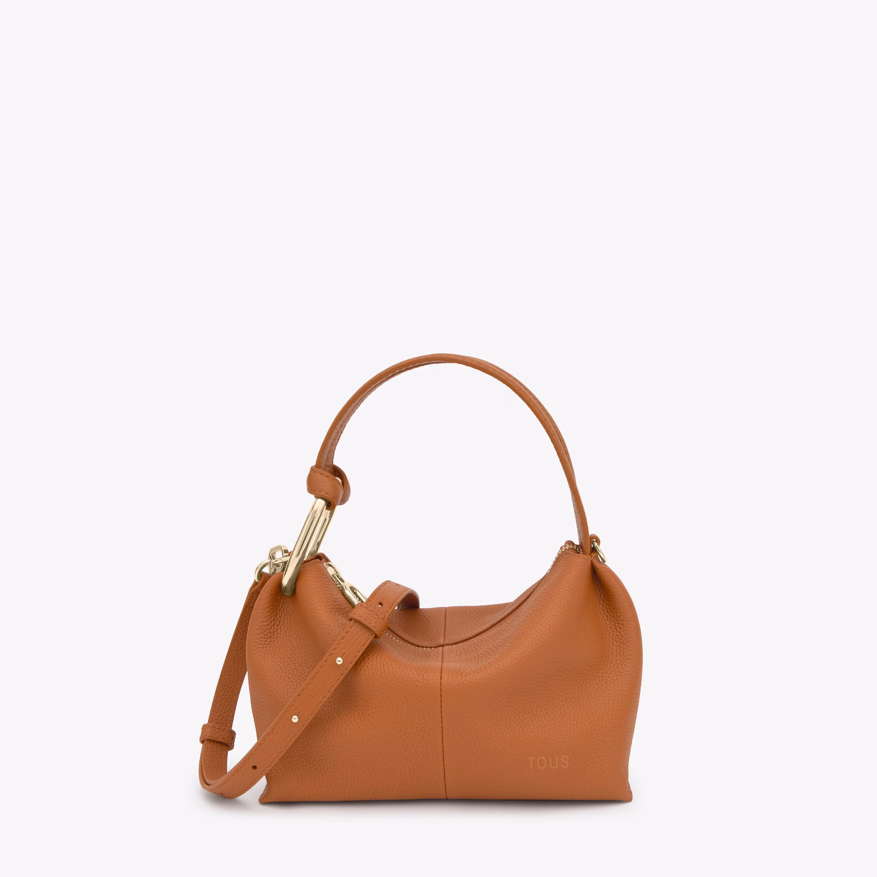 Bandolera de piel camel TOUS Hold