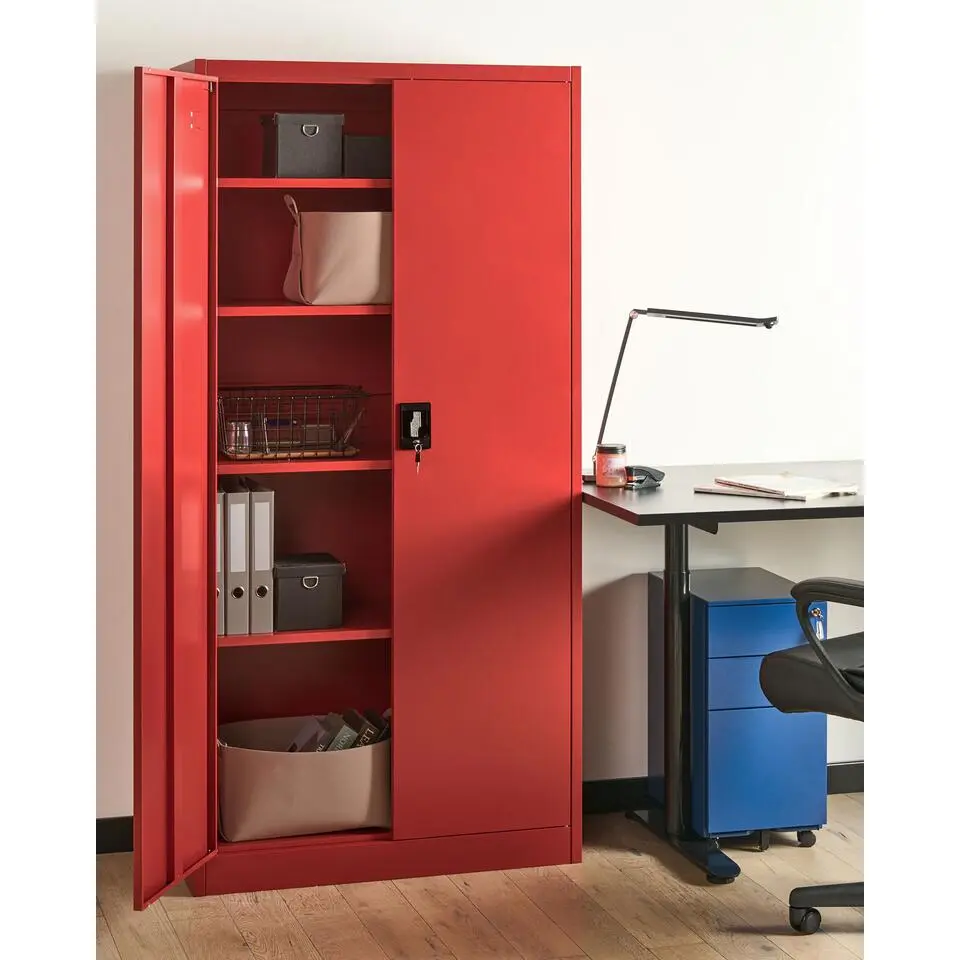 FELDSPAR - Kantoorkast - Rood - Staal