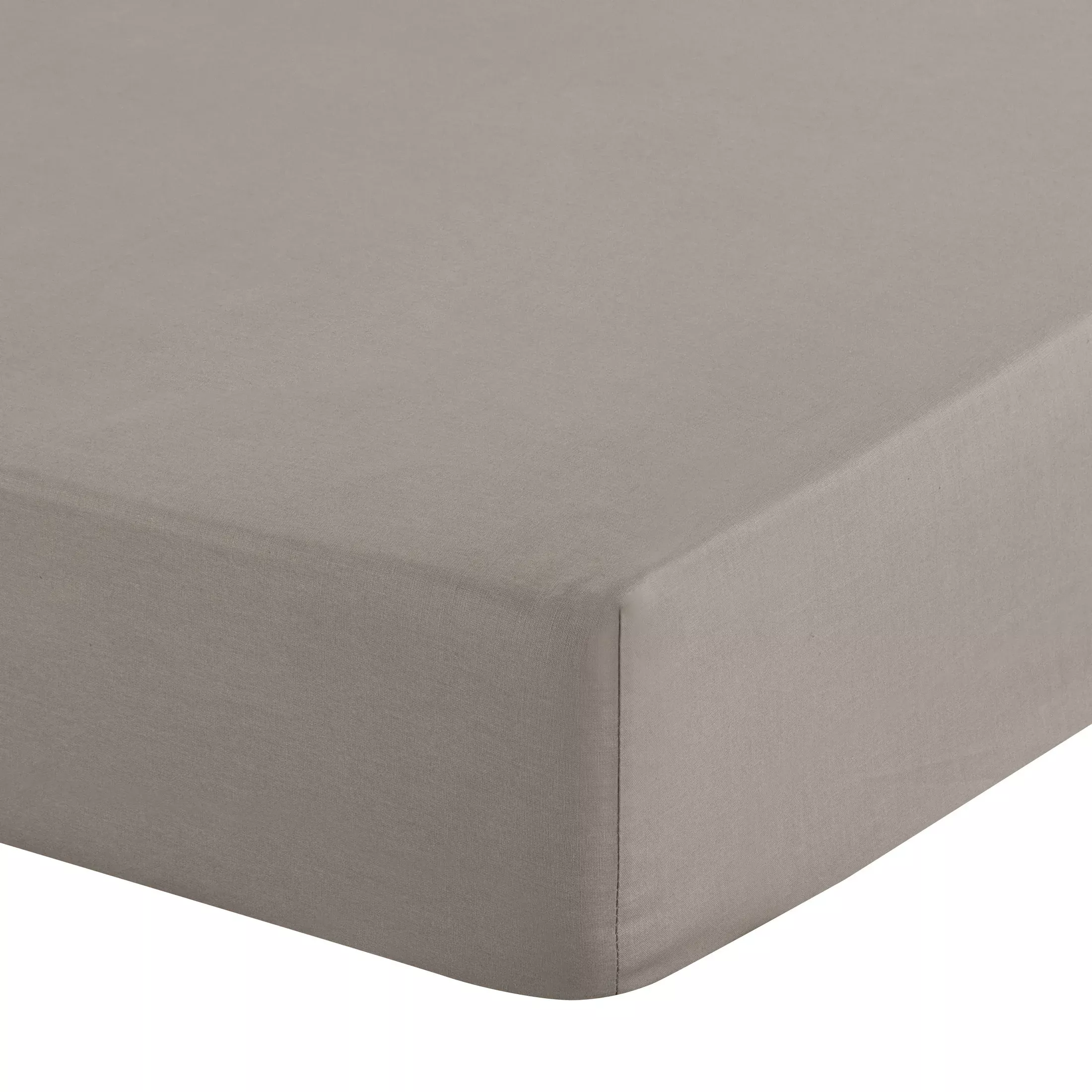Prześcieradło z gumką 140x200 cm z mikrowłókna kolor jasnoszary 90 g/m2 SOFT Design 91