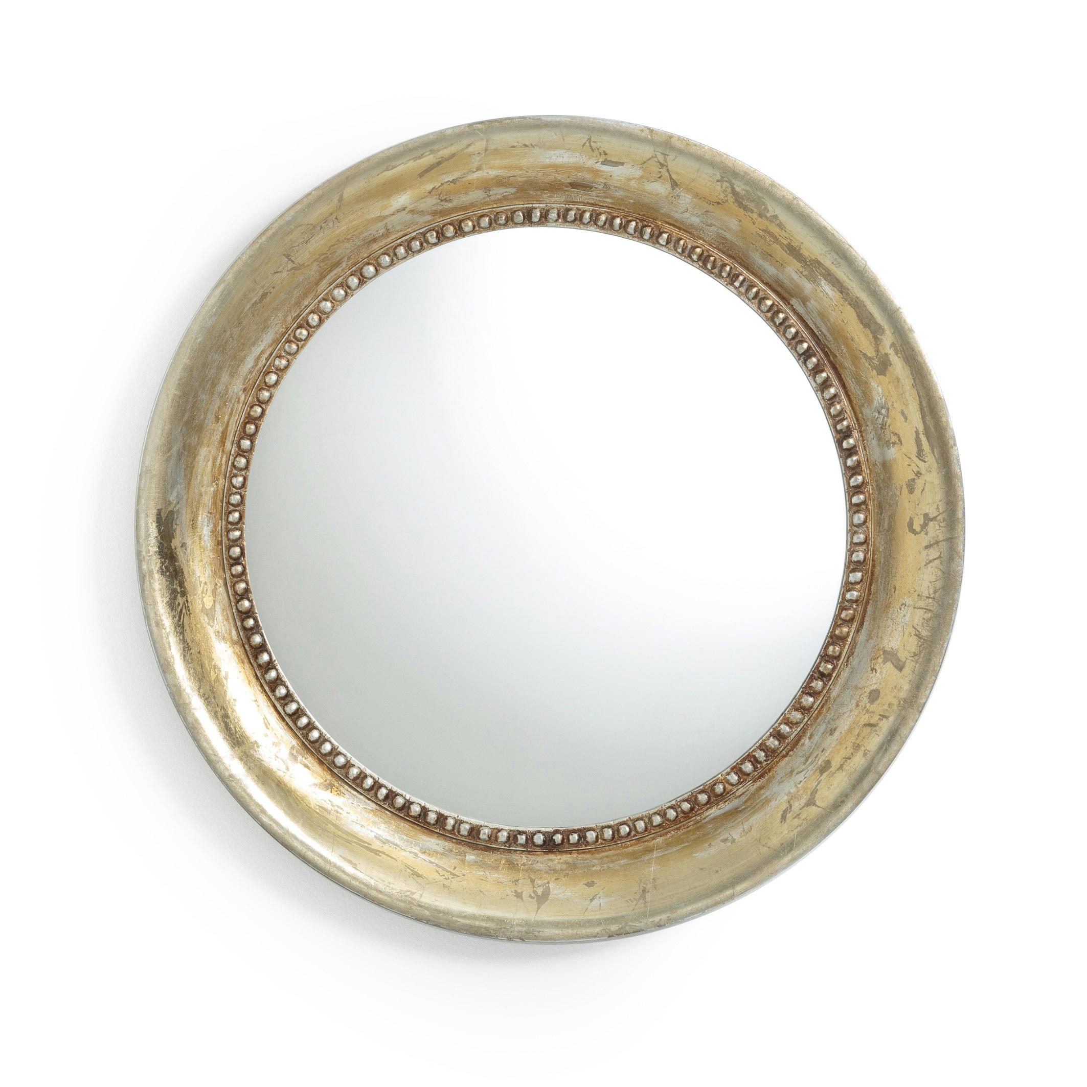Miroir rond en manguier massif Ø60 cm, Afsan