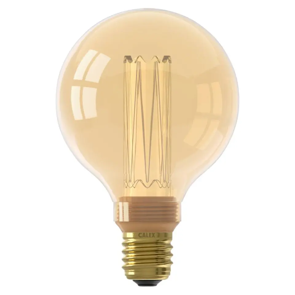 Calex LED globe - G95 - goudkleur - E27 - 3.5W - 120LM - dimbaar