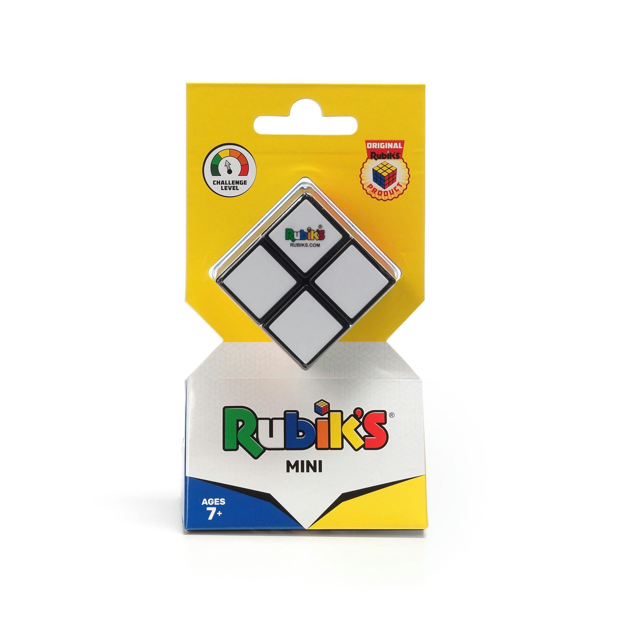Rubik's Classic Mini 2x2 Cube Colour-Matching/Problem-Solving Puzzle Toy, Ages 8+