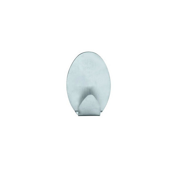 Lot de 4 crochets adhésifs mural Inox MSV