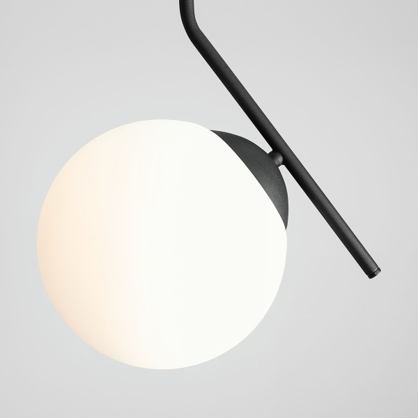 Lampa wisząca czarno-biała LUNA 1xE27x60W wym: 75x28x28 cm Aldex