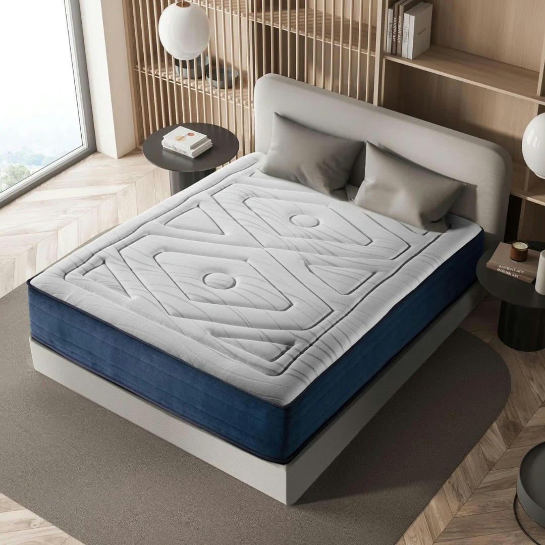 NIRVANA - Matelas 30 cm à ressorts ensachés  double face hiver-été  80x200 cm