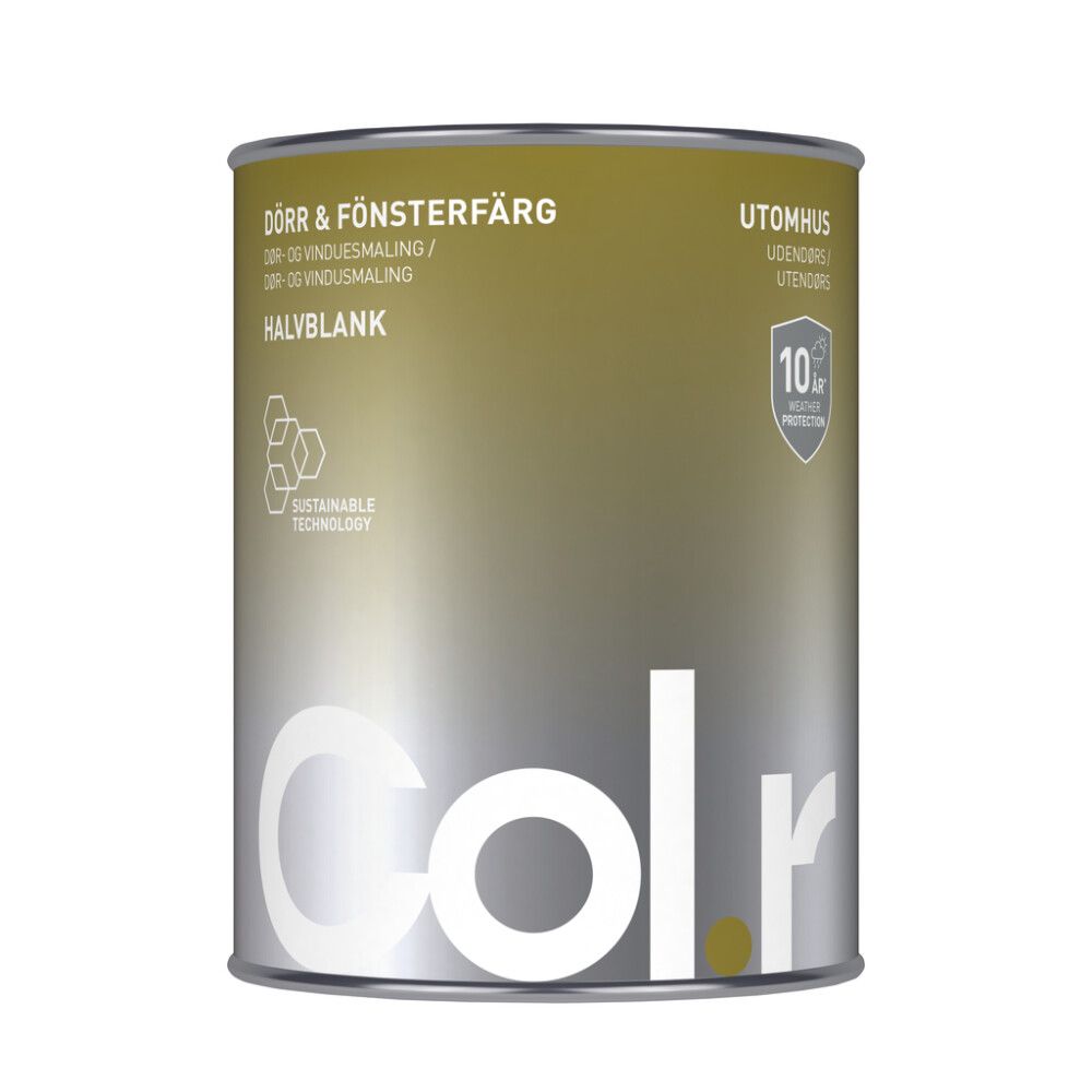 VINDUSMALING COL.R DØR & VINDU 0,5L FALURØD