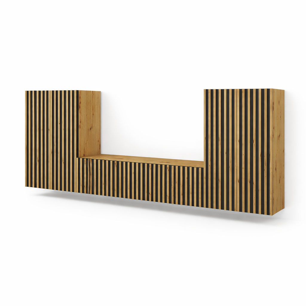 Mebloscianka Meble Do Salonu Zestaw Mebli Trend-17 Loft Lamele Dab Artisan