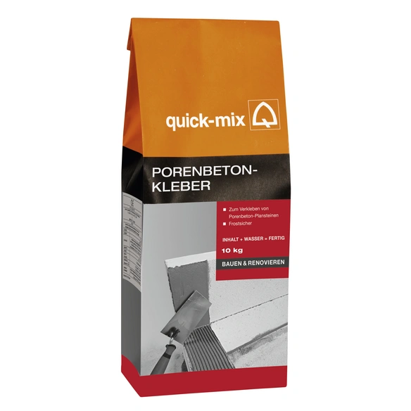 Porenbetonkleber, 10 kg, frostbeständig