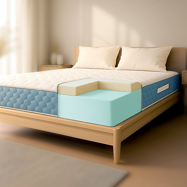 Matelas 140x200 cm orthopédique H21 cm, mousse losangée, fabriqué en Italie
