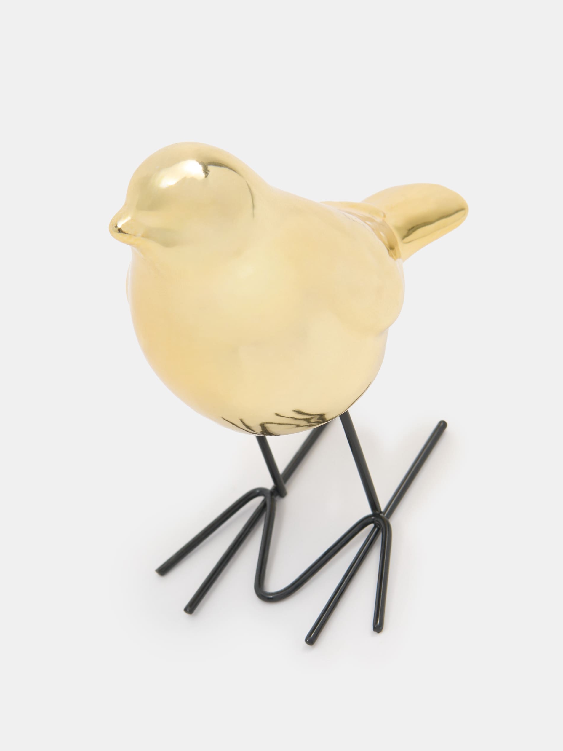 Ceramiczna figurka dekoracyjna w kształcie ptaszka