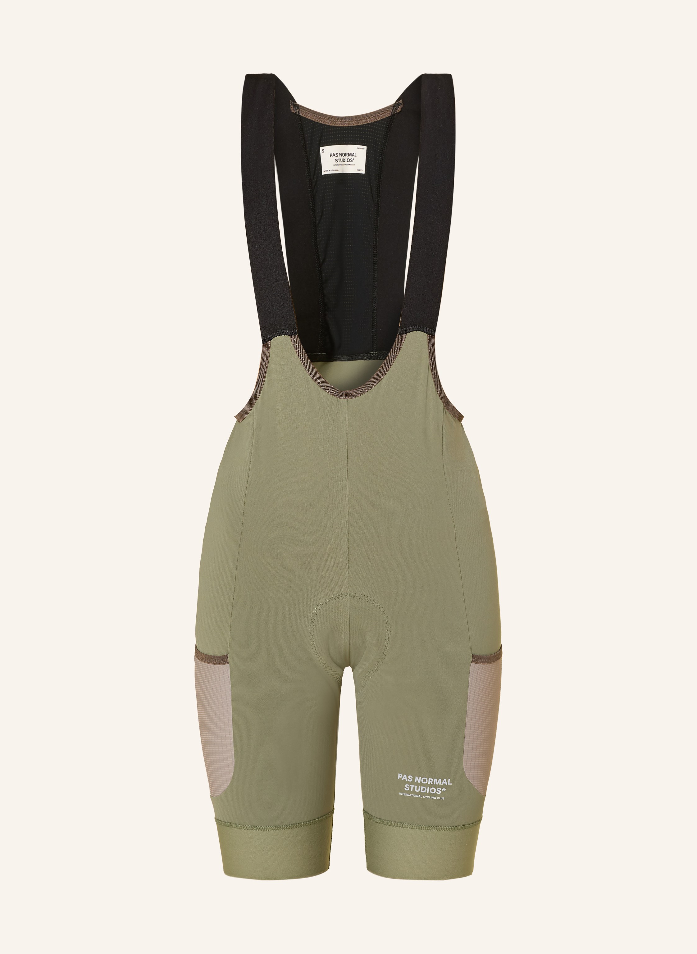 PAS NORMAL STUDIOS Radhose ESCAPISM CARGO BIBS mit Trägern und gepolstertem Einsatz