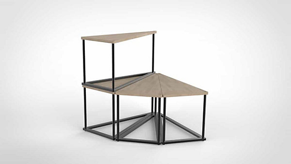 NORDLINGER PRO Pied design Unikk bois
