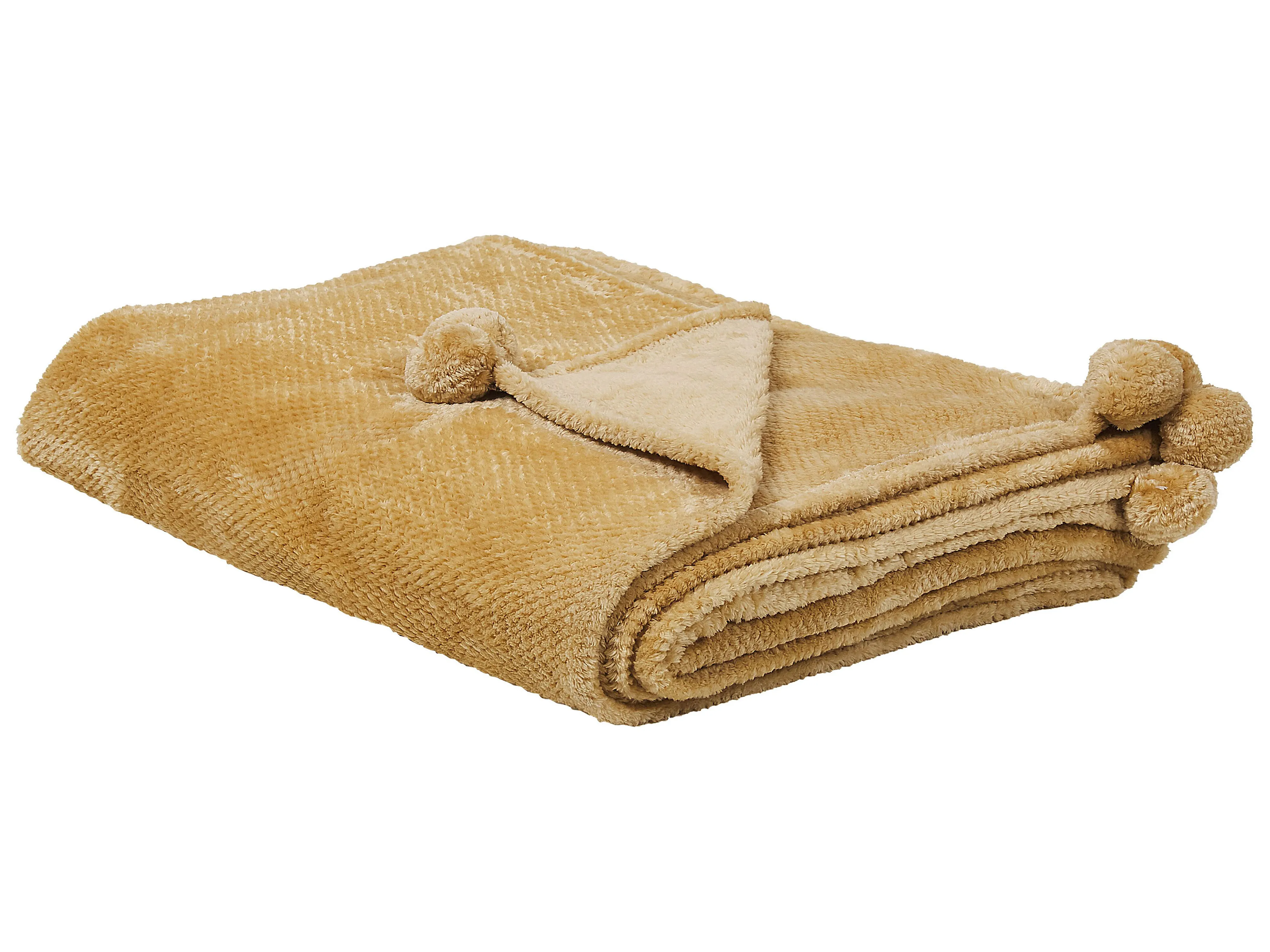 Blanket SAITLER 200 x 220 cm Mustard