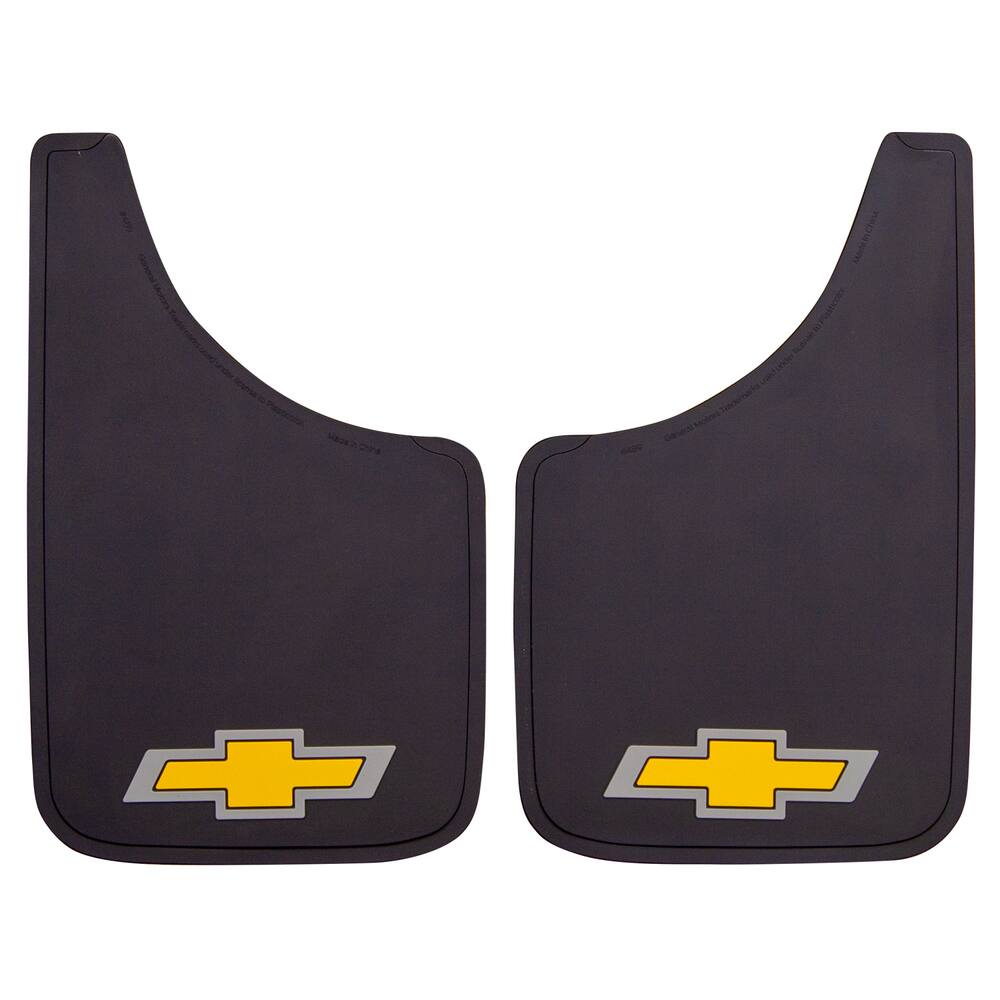 Chevy Logo Splash Guards, 9-in x 15-in