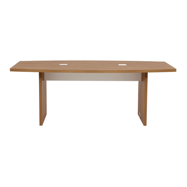 MESA REUNIÃO 2,10 M X 1,10 M COM CAIXA PARA CONECTIVIDADE BOSS