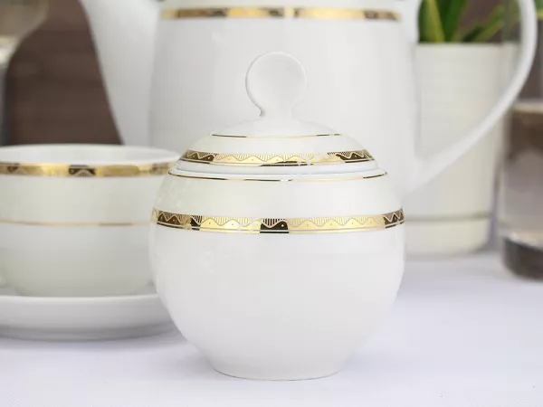 Garnitur do kawy na 12 osób (27 el.) Waza - Classic WA-99 Gold