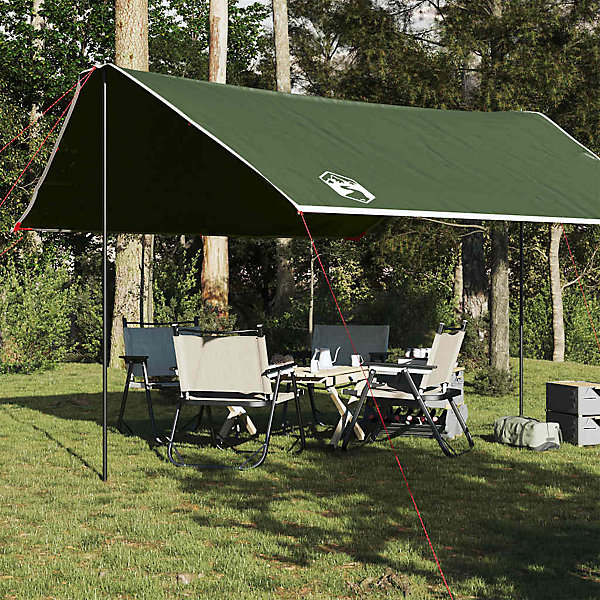 Bâche de camping vert 430x380x210 cm imperméable vidaXL