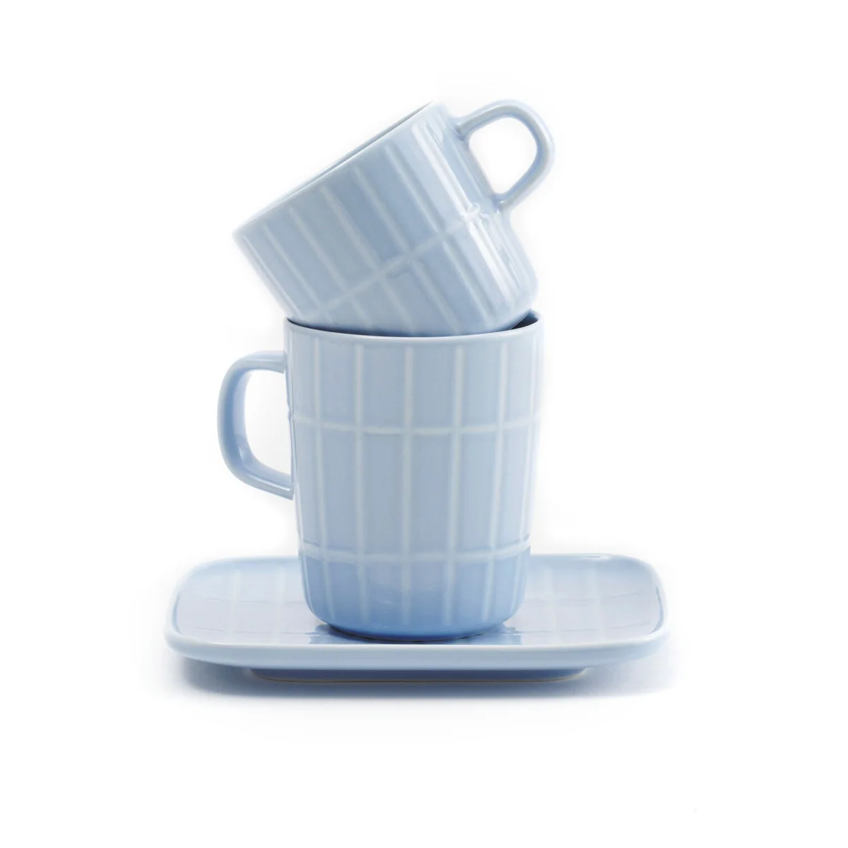 Marimekko - Oiva Tiiliskivi Becher mit Henkel, 200 ml, blau