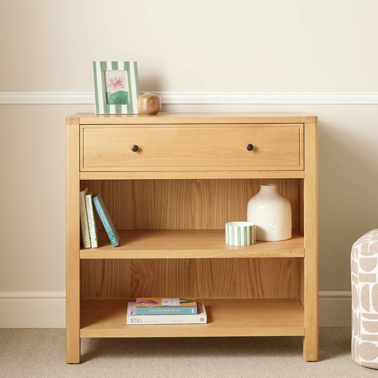 Habitat Finchley Oak Console Table - Natural