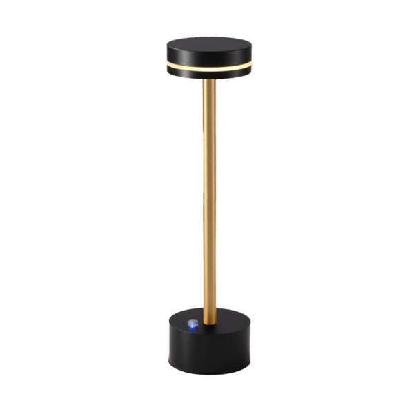 Lampa stołowa bezprzewodowa SAM czarna LED 5W Ciepła biel wys:31cm Milagro