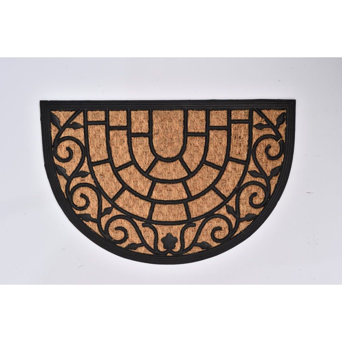 Tapete de entrada meia lua 40x60cm