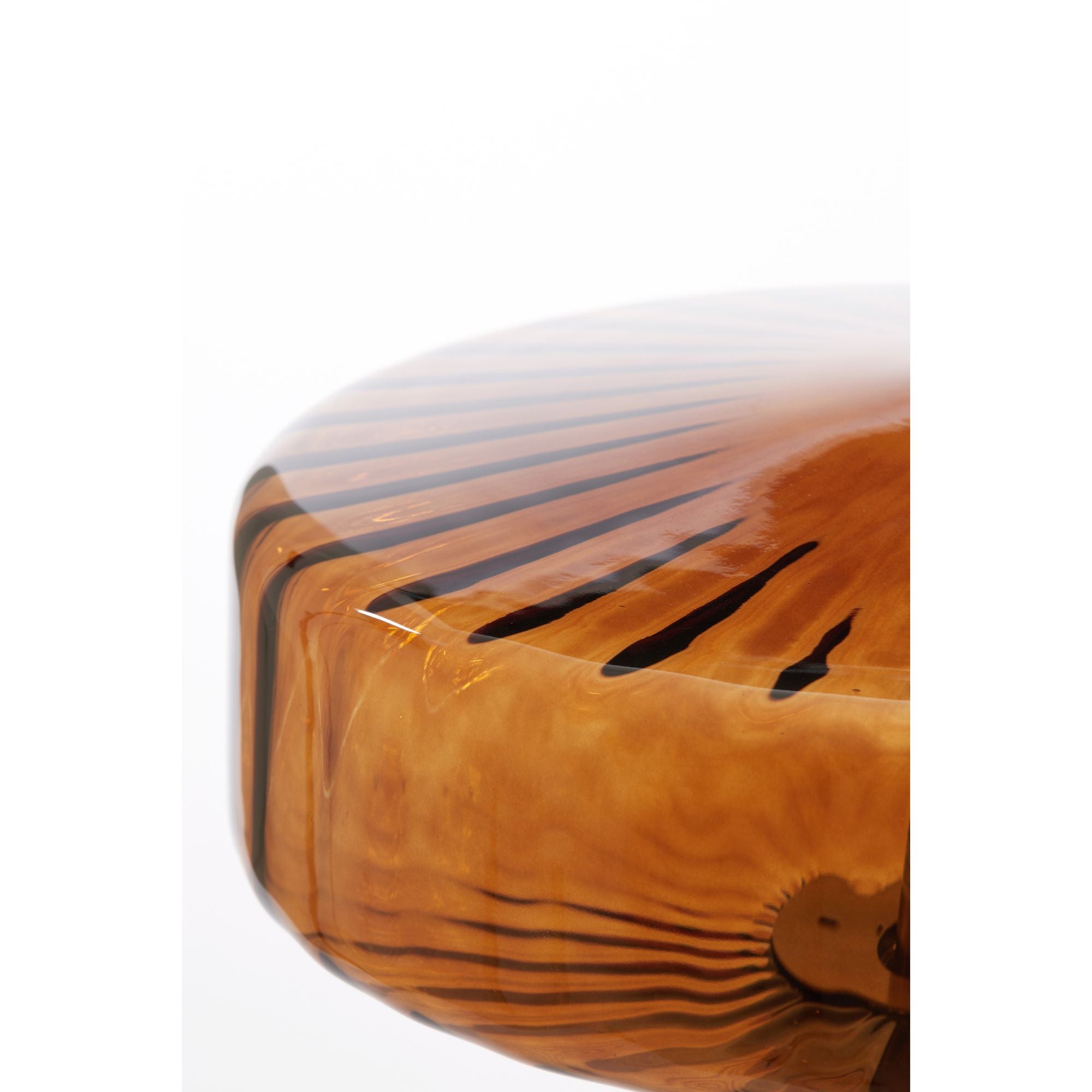 vtwonen Tafellamp Pleat - Bruin - Ø30cm