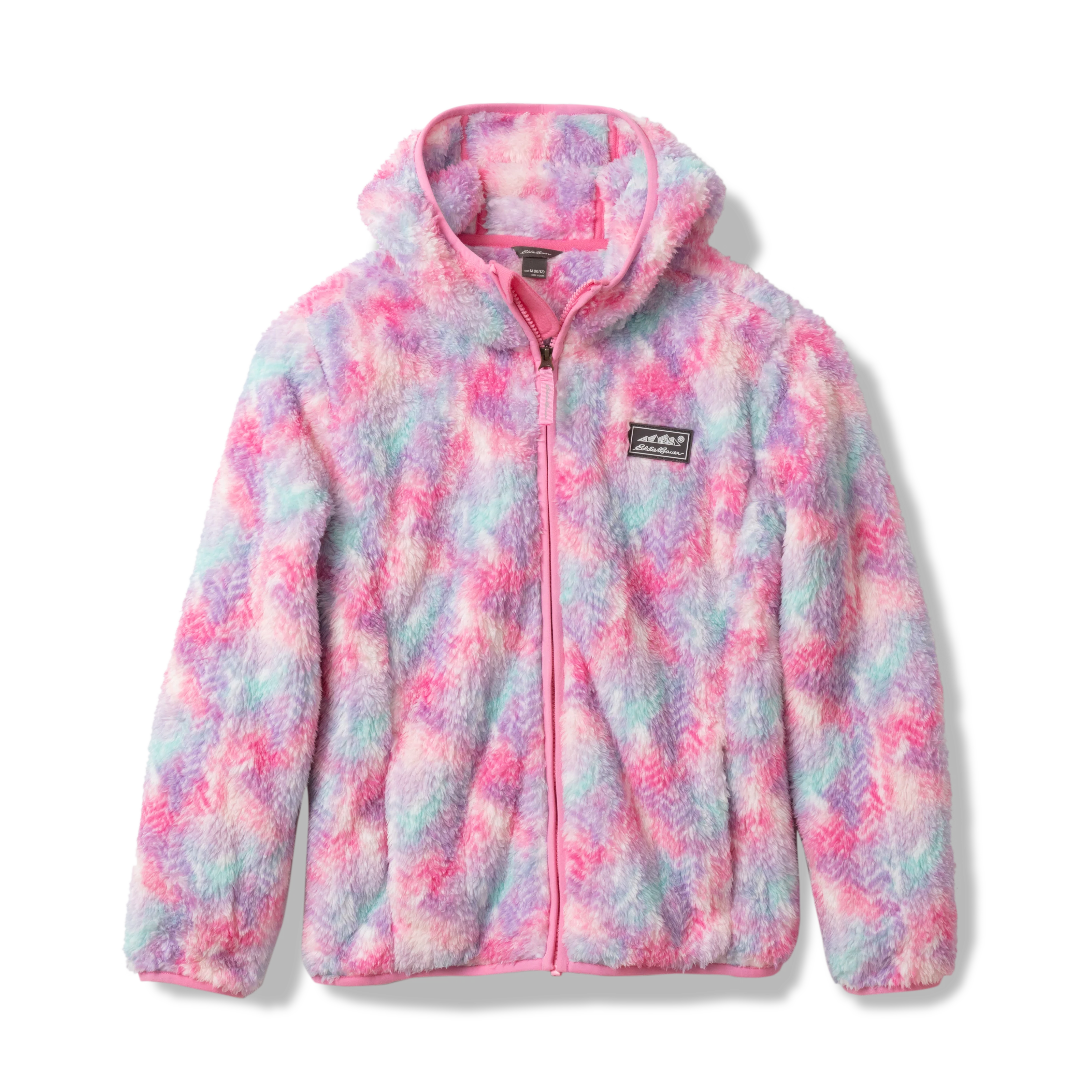 Kids Quest Fleece Plush Hooded Jacket - Print