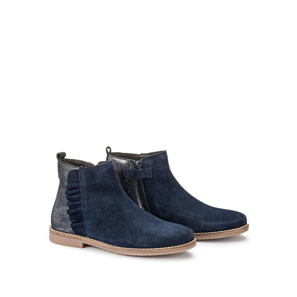 Bottines chelsea zippées en cuir