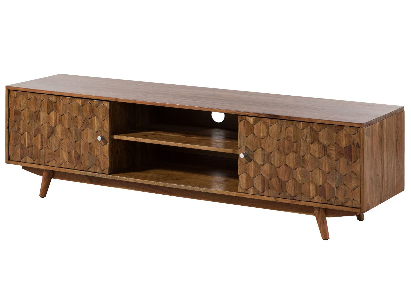 MOSAYK Szafka RTV #111 Akacja lakierowana 170x42x48 cm