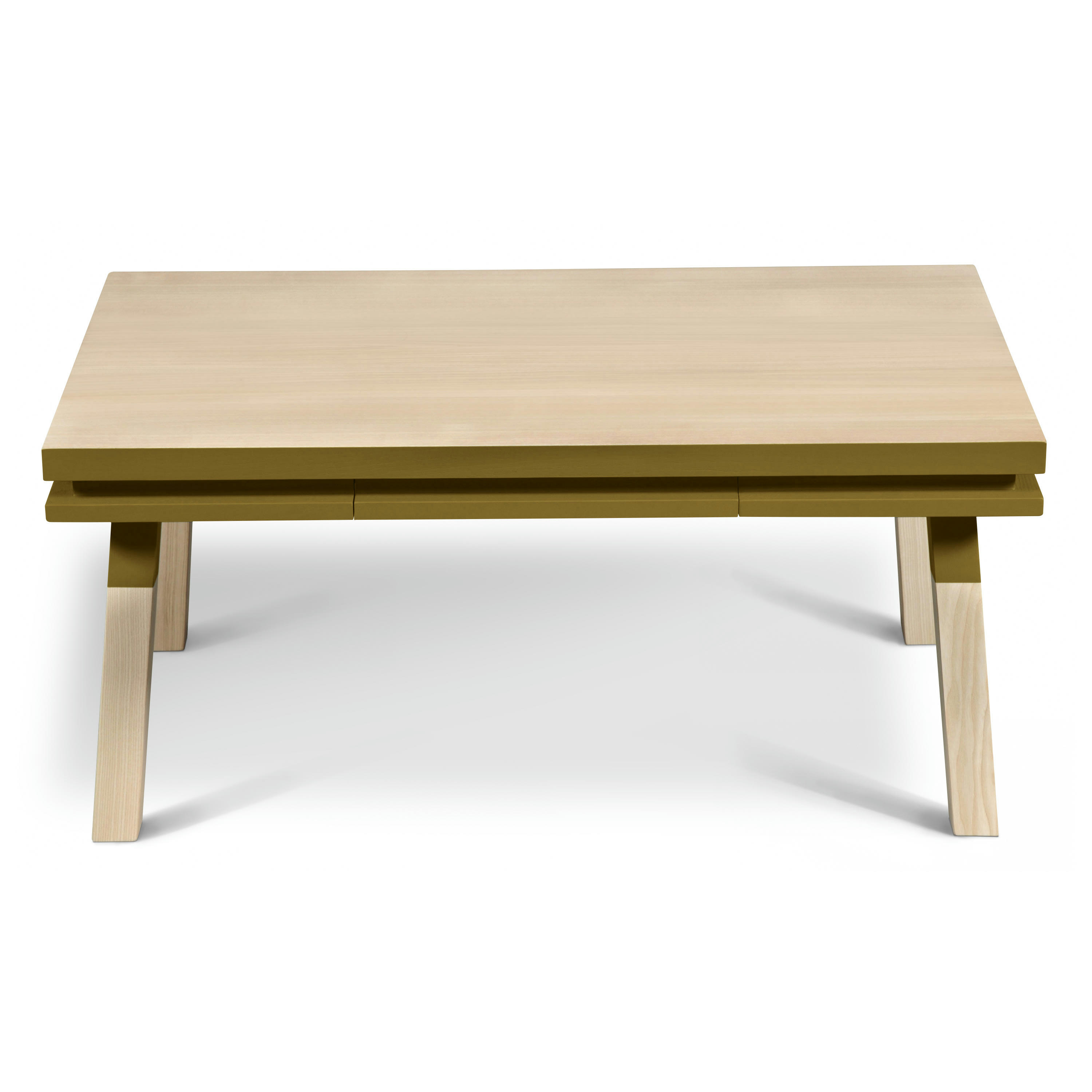 EGEE - Table basse avec tiroir 100 cm, 100% frêne massif