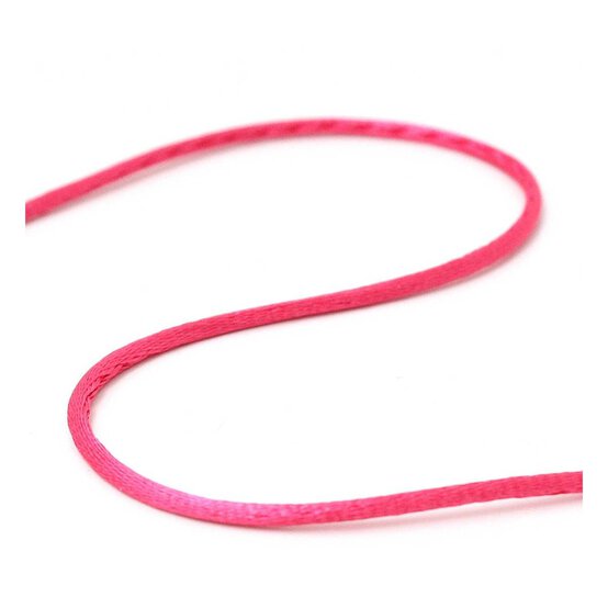 Fuchsia Ribbon Knot Cord 2mm x 10m