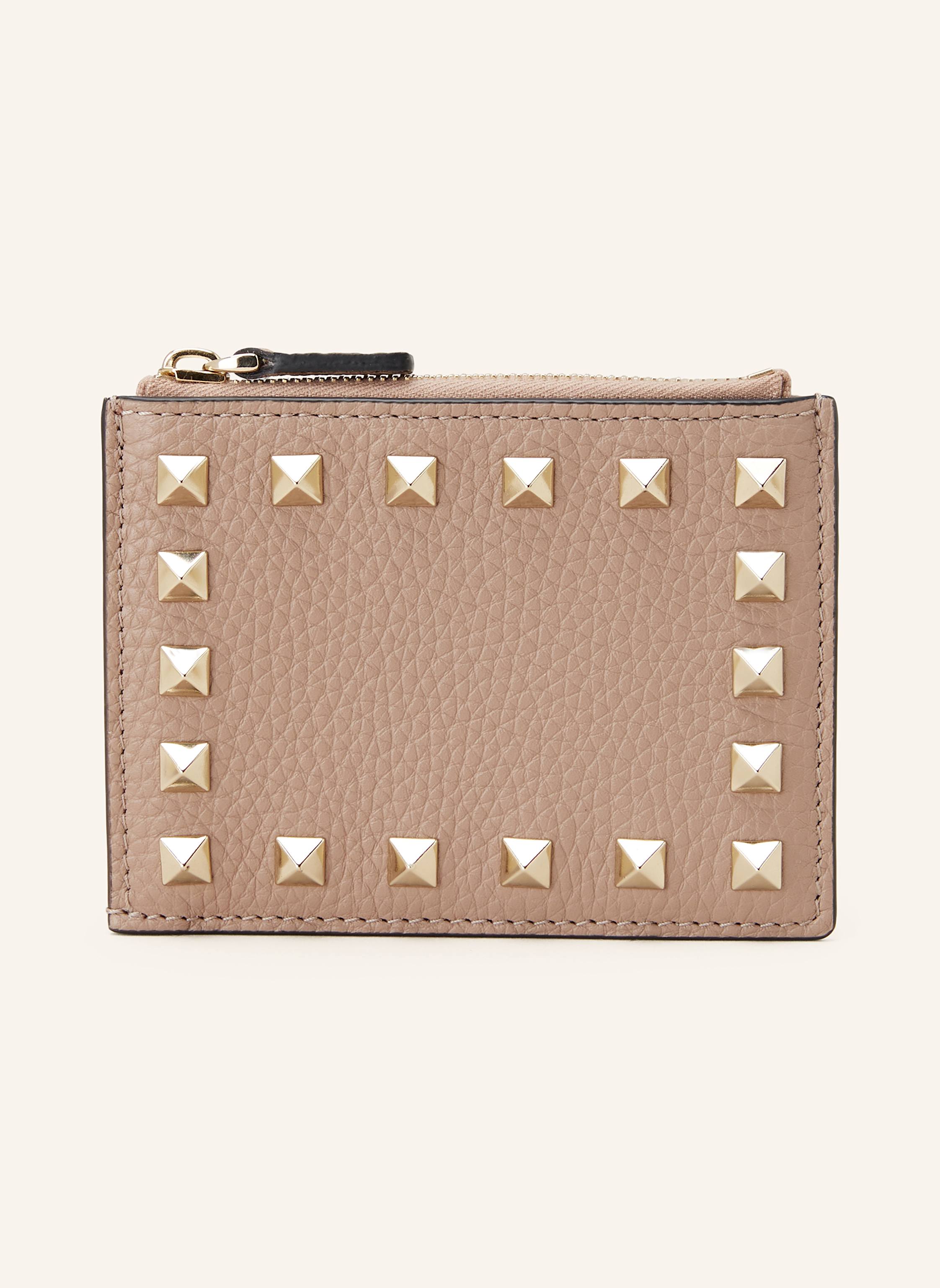 VALENTINO GARAVANI Kartenetui ROCKSTUD mit Münzfach