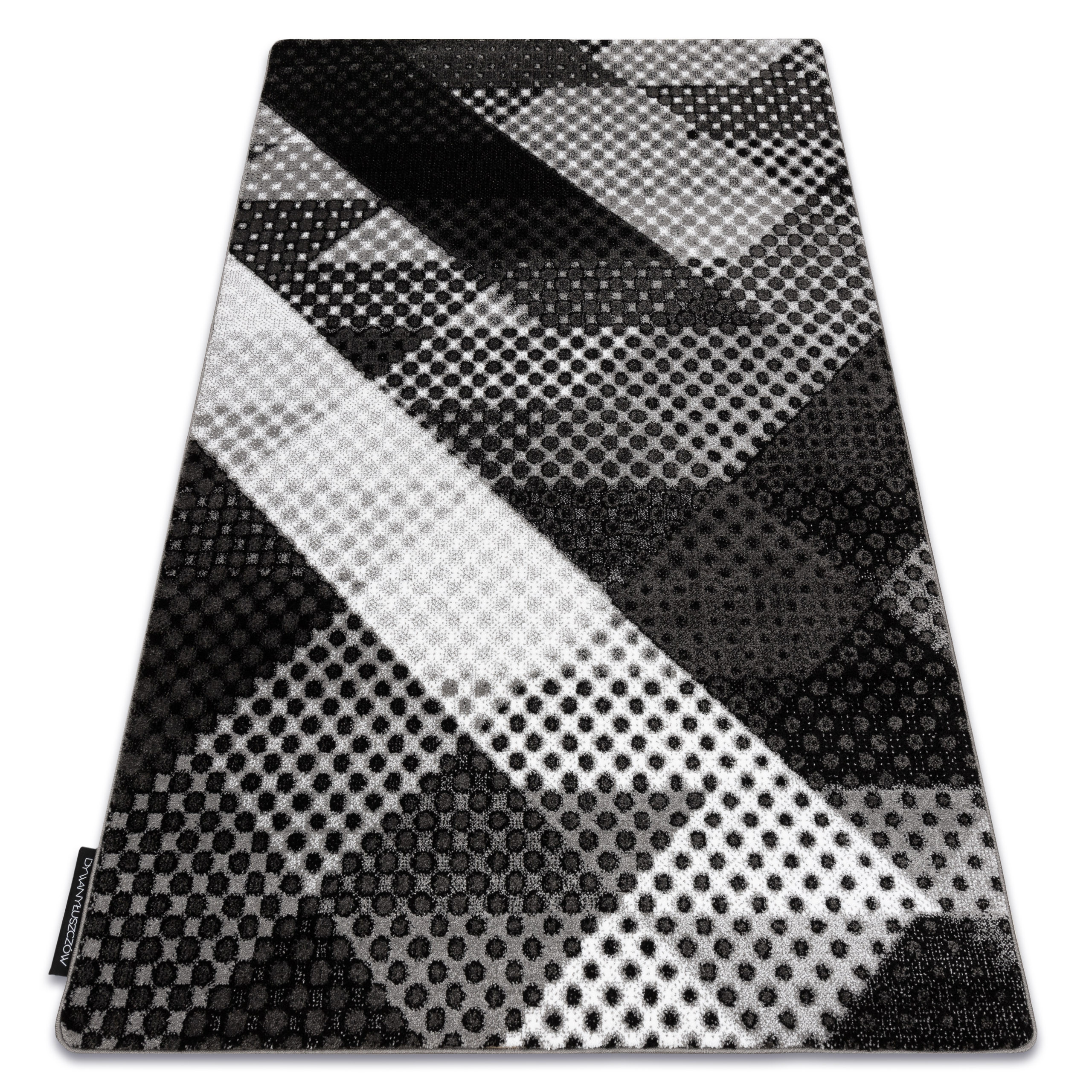 Dywan INTERO BALANCE 3D Kropki szary 280x370 cm