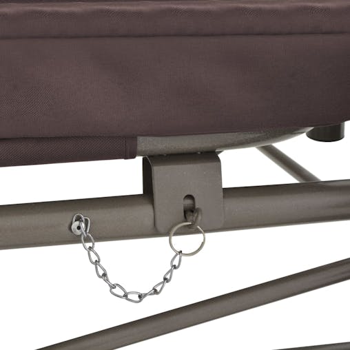 NNEVL Gazebo Convertible Swing Bench Coffee