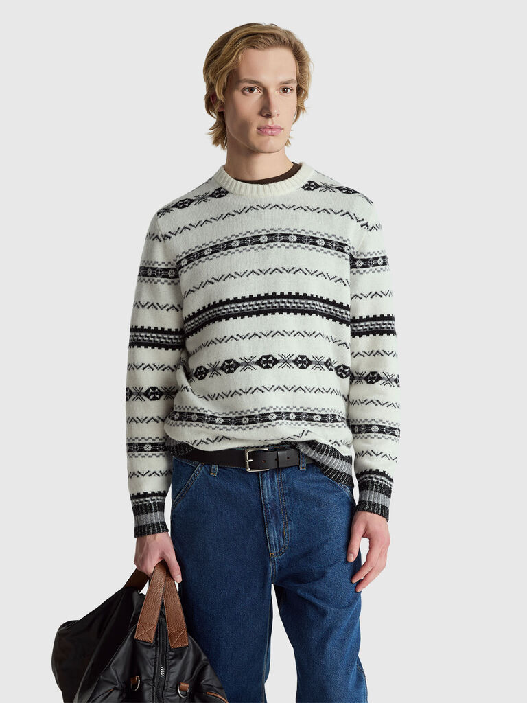 Jacquard sweater