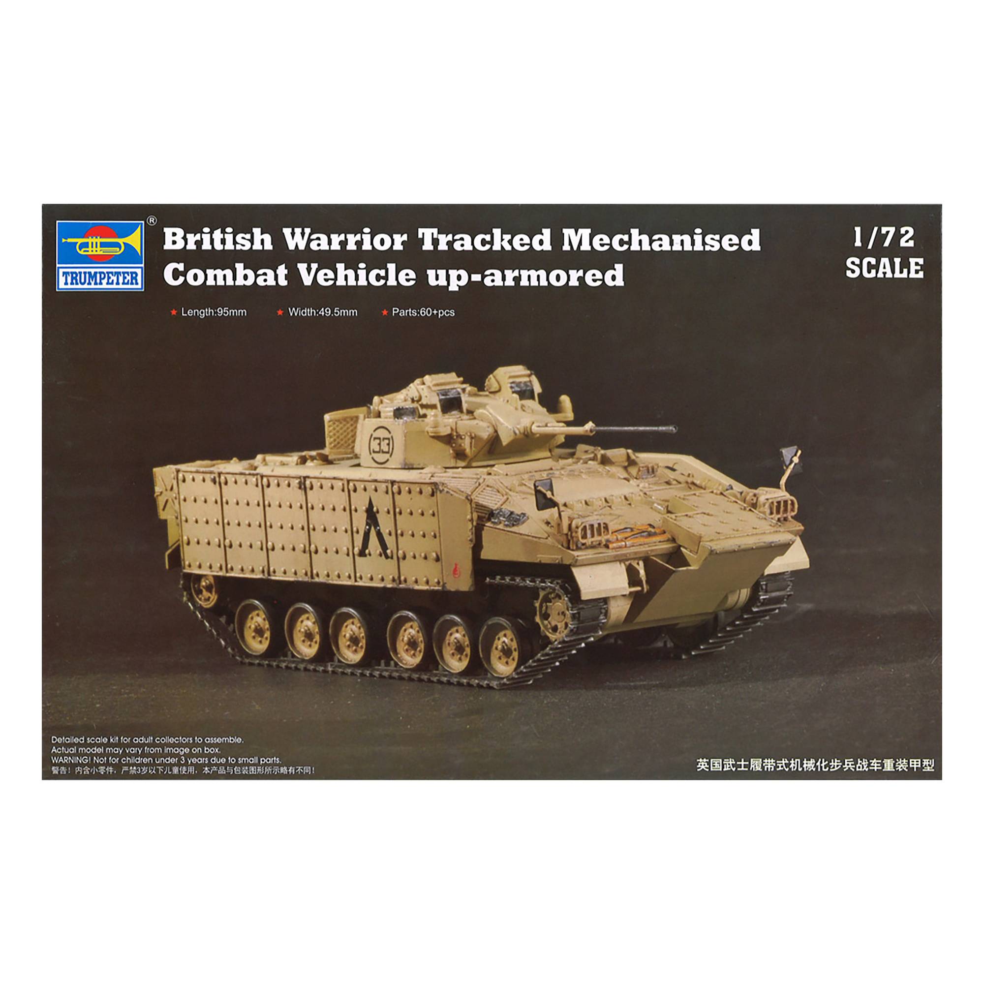 Trumpeter Warrior MCV80 Up-Armour Model Kit 1:72