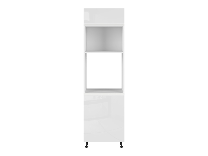 Szafka pod zabudowę piekarnika Sole 60 cm prawa biały połysk