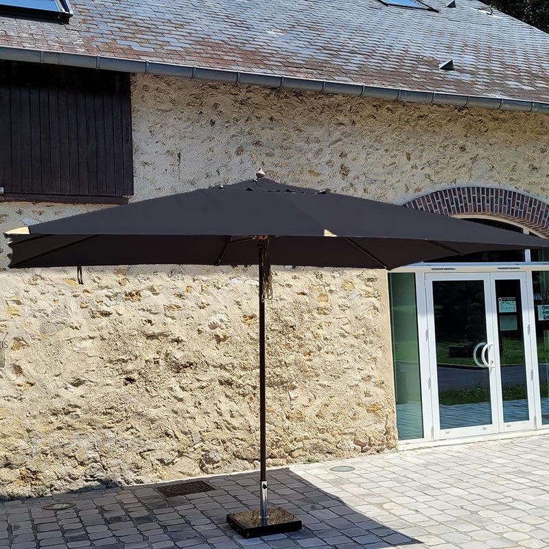 - Parasol droit 4x3 m noir