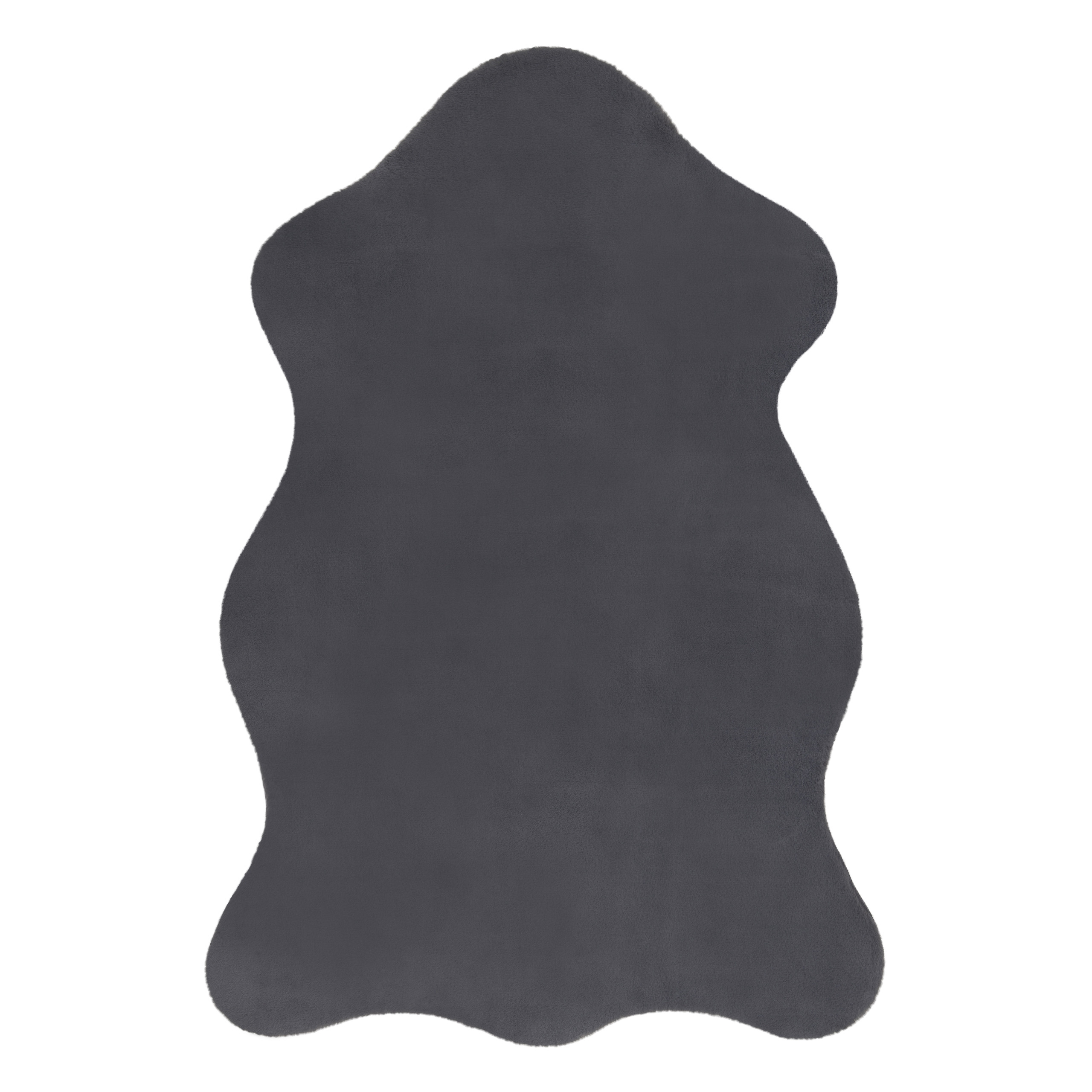 Dywan NEW DOLLY skórka G4337-2 szary antracyt IMITACJA FUTRA 60x90 cm