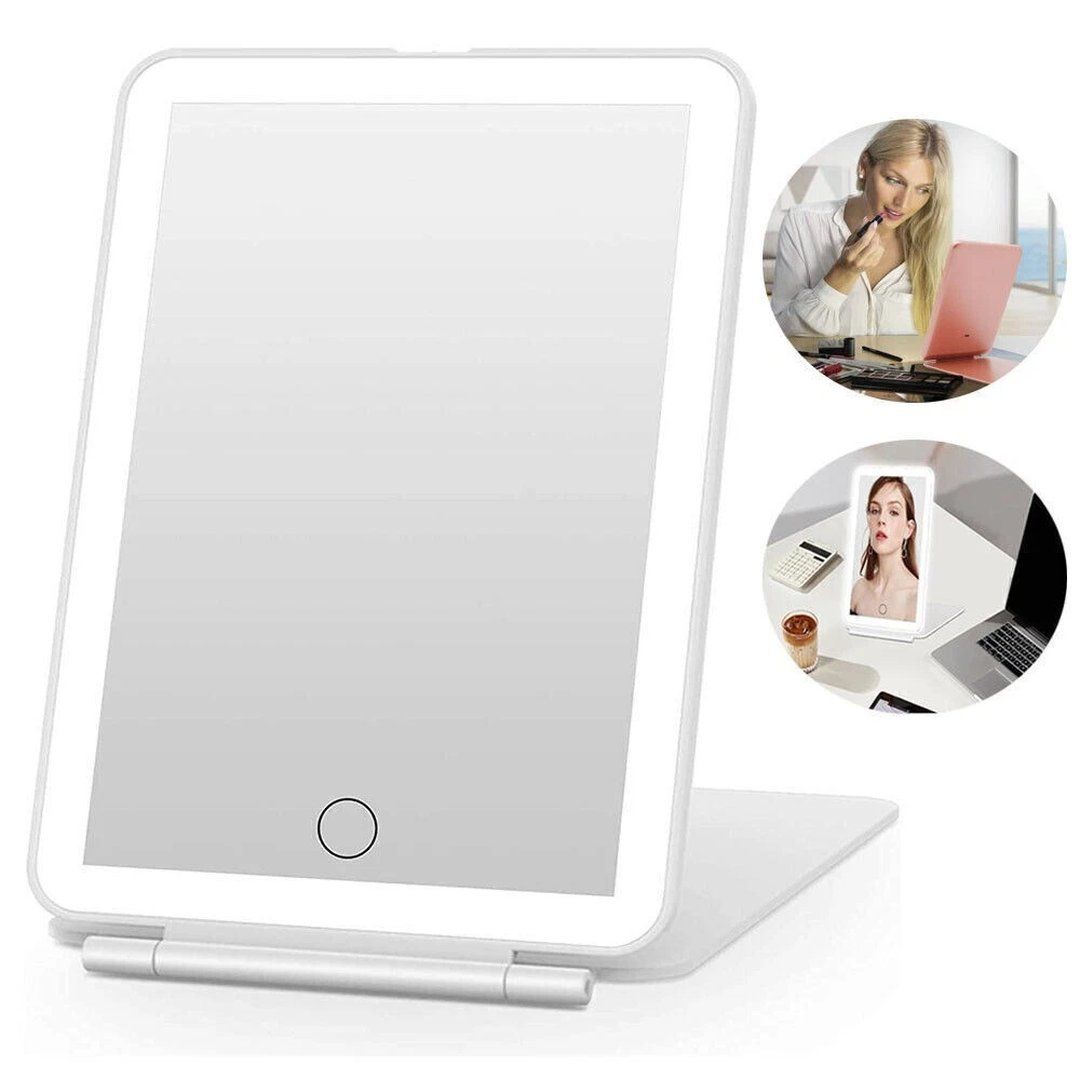 SPETLEK LED Travel Makeup Mirror 3 Color Light White