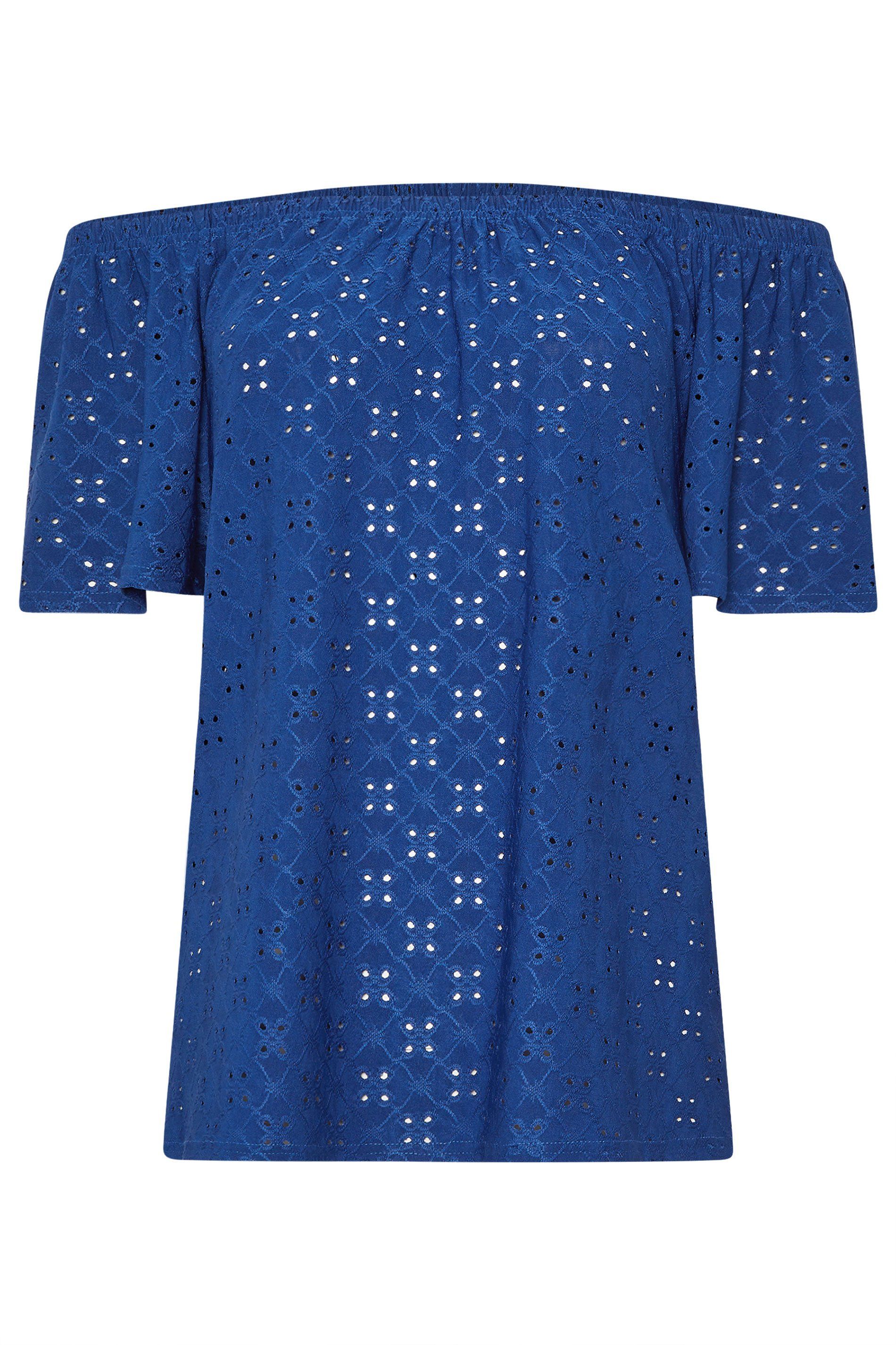 M&Co Broderie Bardot Top