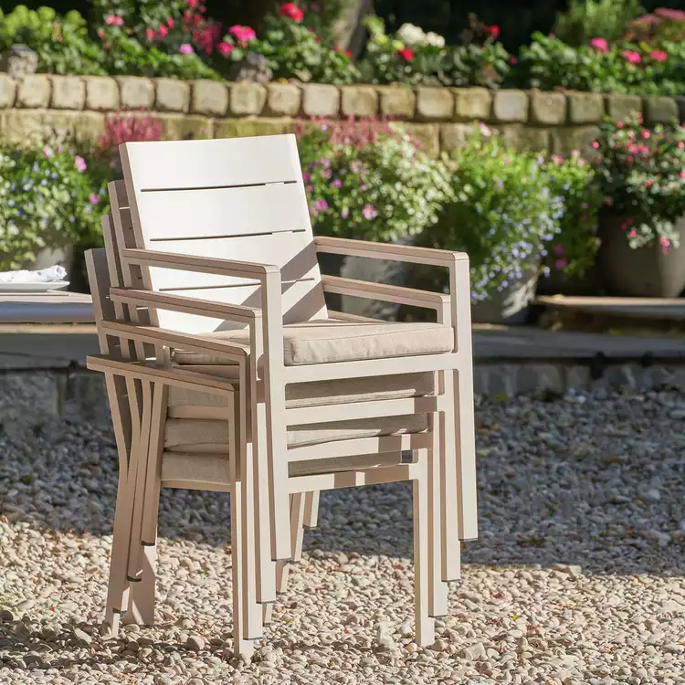 Pacific Aruba 5 Seater Metal Garden Sofa Set - Grey