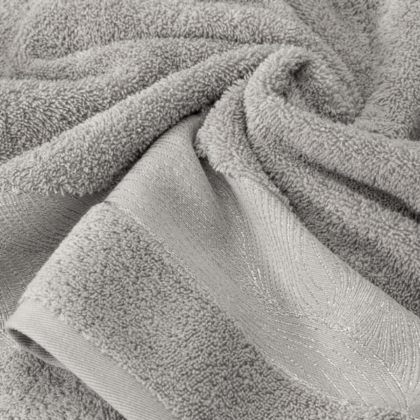Ręcznik Mariel 70x140 srebrny frotte 500g/m2