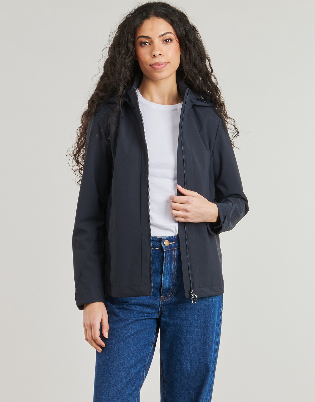 Geox - W SPHERICA MID JKT - Marine