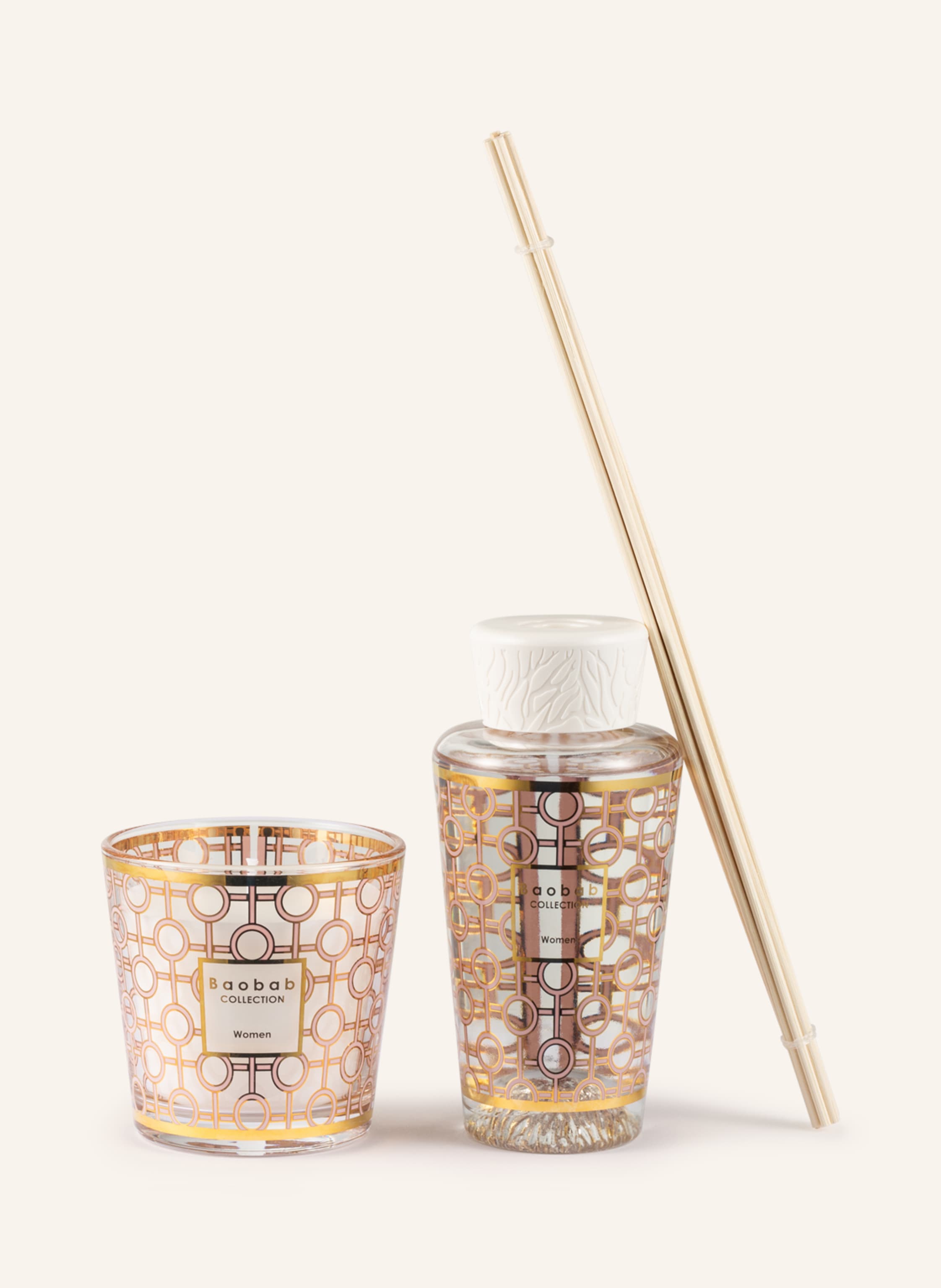 Baobab COLLECTION Set WOMEN: Duftkerze und Raumduft