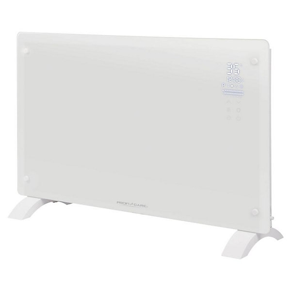 Convecteur en verre 2000W Blanc Proficare PC-GKH3119-Blanc