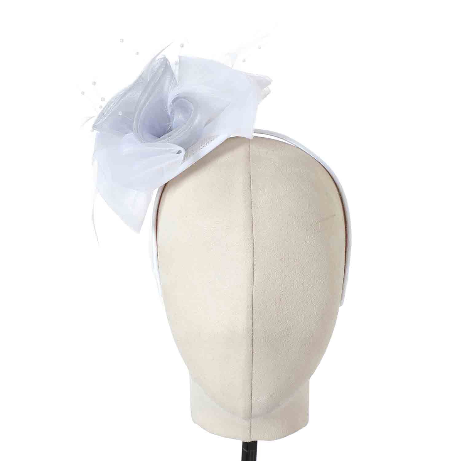 PEACH ACCESSORIES Tulle and Feathers Fascinator