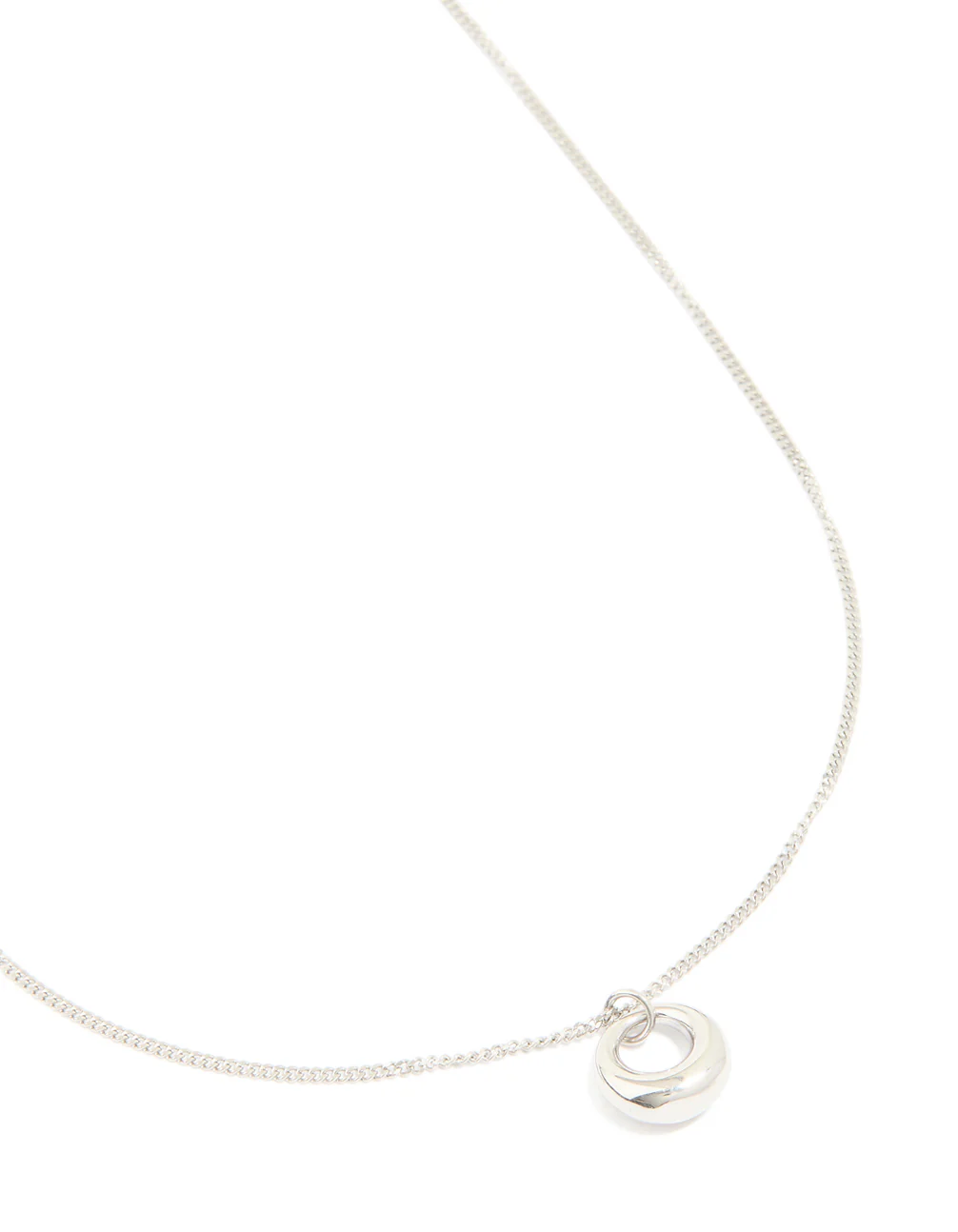 Waterproof Stainless Steel Bold Pendant Necklace