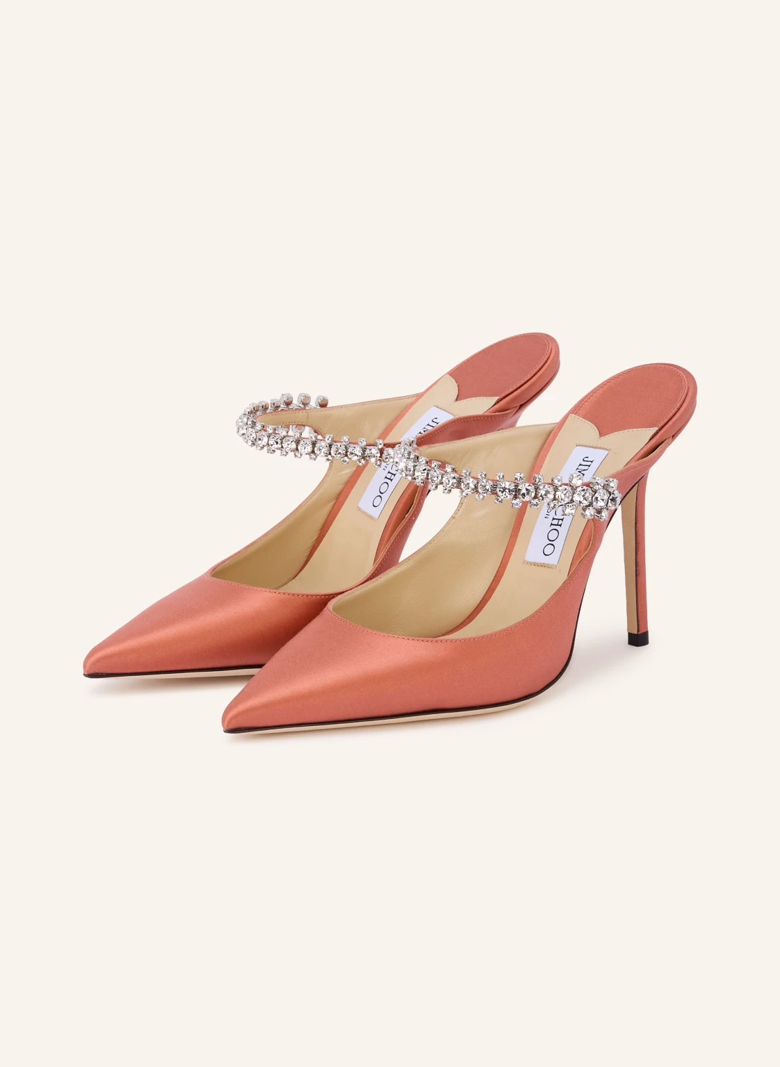 JIMMY CHOO Mules BING mit Schmucksteinen